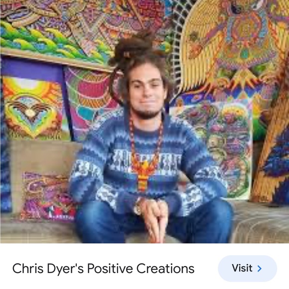 Positive Creations x Visionlab leggings with artwork by Chris Dyer M - Picture 8 of 9